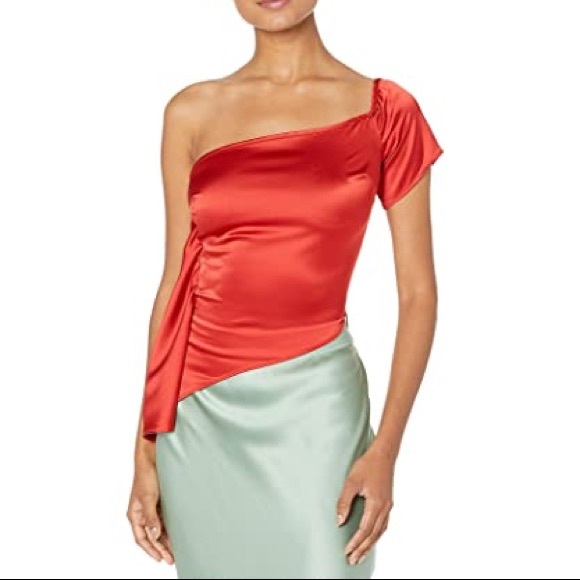 *SOLD* Bebe Side Sash Tail Top - Picture 2 of 8